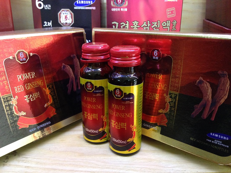 Nước hồng sâm 10 chai x 50ml Bio-science Power Red Ginseng