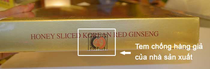 Hồng sâm lát tẩm mật ong 200g Hàn Quốc NS068