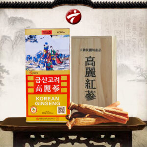 Hồng sâm củ khô hộp thiếc 6 năm tuổi hộp 300g (10 củ) NS923