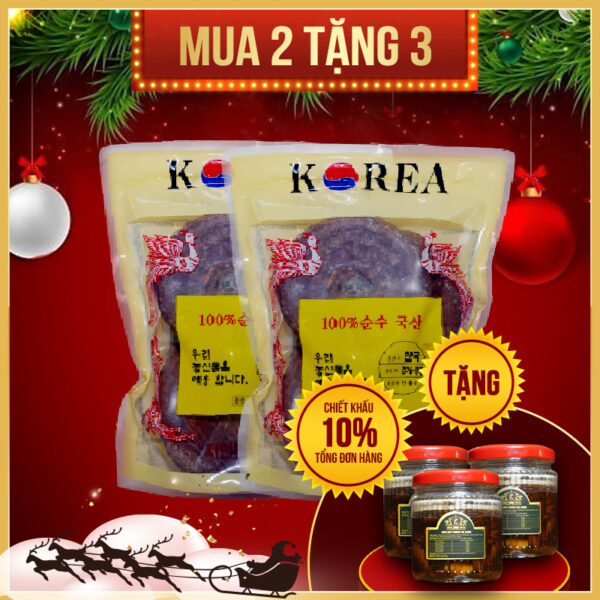 Nấm linh chi tai đỏ 6 năm tuổi Hàn Quốc L002