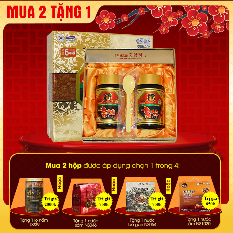 Cao hồng sâm 6 năm tuổi Hàn Quốc NS035