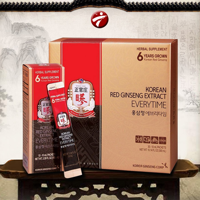 Tinh chất hồng sâm chính phủ KGC Everytime Original hộp 10ml x 30 gói NS454