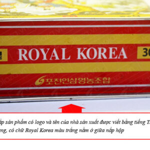 Hồng sâm nguyên củ sấy khô 75gr/ hộp ROYAL NS073 3