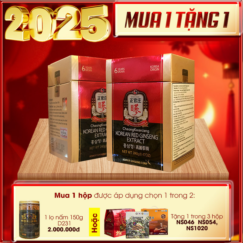 Cao Hồng Sâm Chính Phủ KGC Global Extract Lọ 240g NS450